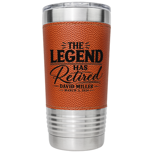 Personalized Retirement Basketball Tumbler, Funny Retired Gift for Men